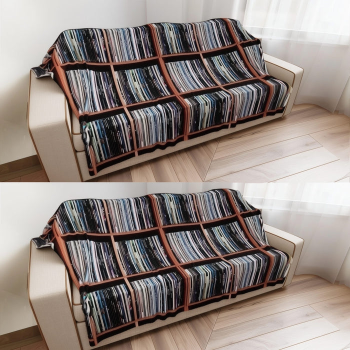 Record Shelves – Luxury Sherpa (2-Blanket Bundle)