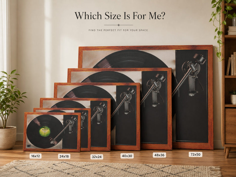 Record Player Canvas Wall Art