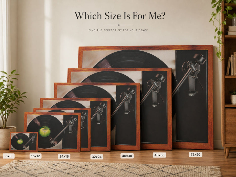 Record Player Canvas Wall Art