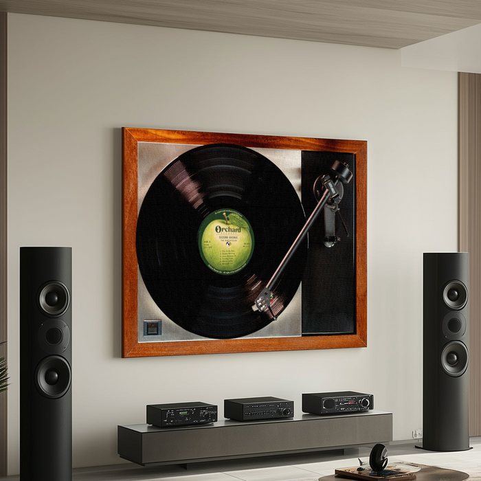 Record Player Canvas Wall Art
