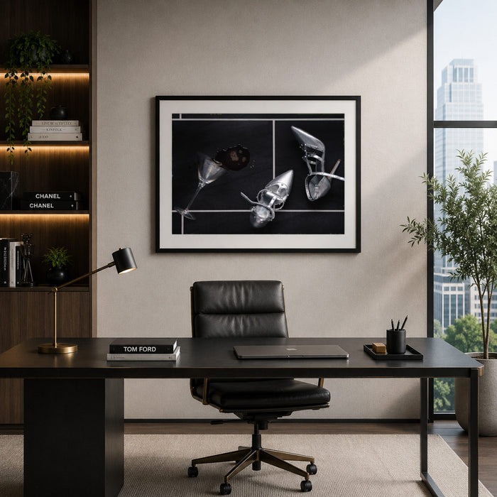Spilt Cocktail Framed Print