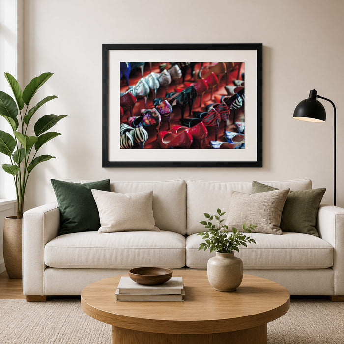 Shoe-A-Holic Framed Print