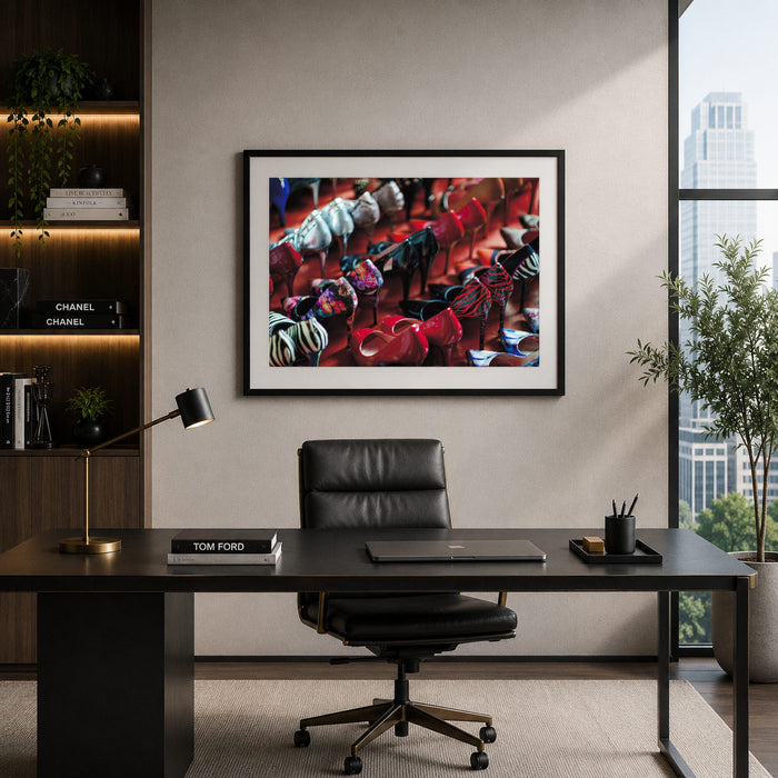 Shoe-A-Holic Framed Print